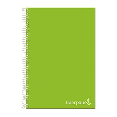 Liderpapel A4 Micro Jolly Spiralblock 140h 75 g Rahmen 5 mm 5 Bänder 4 Bohrungen grün Liderpapel A4 Micro Jolly Spiralblock 140h 75 g Rahmen 5 mm 5 Bänder 4 Bohrungen grün