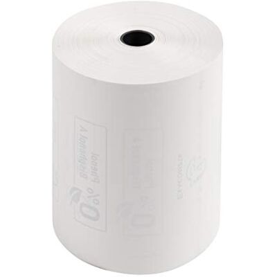 Exacompta 43824E 30er Pack Thermopapierrollen 1-lagig Breite: 80mm, Länge: 44m, Durchmesser Kern: 12mm 55g/m² rückseitig bedruckt für Waagen Phenolfrei Exacompta 43824E 30er Pack Thermopapierrollen 1-lagig Breite: 80mm, Länge: 44m, Durchmesser Kern: 12mm 55g/m² rückseitig bedruckt für Waagen Phenolfrei