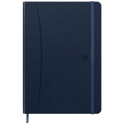 Oxford Notizbuch A5 liniert, Signature, 160 Seiten, Hardcover mit Kunstleder, blau, 1 Stück Oxford Notizbuch A5 liniert, Signature, 160 Seiten, Hardcover mit Kunstleder, blau, 1 Stück