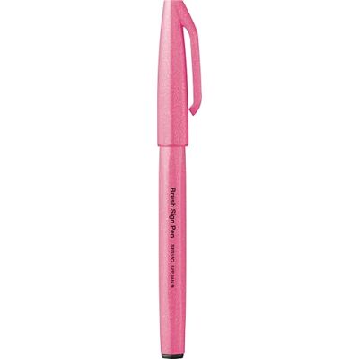 Pentel SES15C-FPX Brush Sign Pen neon-pink, Faserschreiber, pinselähnliche Spitze, 10 Stück Pentel SES15C-FPX Brush Sign Pen neon-pink, Faserschreiber, pinselähnliche Spitze, 10 Stück