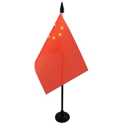 AZ FLAG Tischflagge China 15x10 cm Polyester 100D Kunststoffsockel Für innen Chinesische Tischflagge 中国 genähte Ausführung mit verstärkten Kanten mit Kunststoffstab 100D Polyester AZ FLAG Tischflagge China 15x10 cm Polyester 100D Kunststoffsockel Für innen Chinesische Tischflagge 中国 genähte Ausführung mit verstärkten Kanten mit Kunststoffstab 100D Polyester