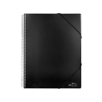 Liderpapel EC35 Präsentationsmappe mit Spiralbindung, Schwarz Liderpapel EC35 Präsentationsmappe mit Spiralbindung, Schwarz