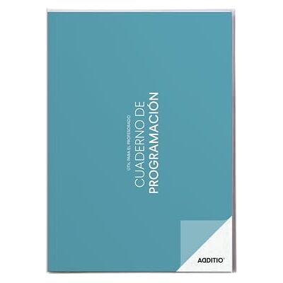 Additio Programmierbuch für Lehrer Monatsplan Wochenplaner Kursverfolgung A4-Format Spanisch Hellblau Additio Programmierbuch für Lehrer Monatsplan Wochenplaner Kursverfolgung A4-Format Spanisch Hellblau