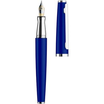 Otto Hutt Design 06 Füllfederhalter Glanz Klassisch blau, mit Schaft aus Aluminium-Vollmaterial, Kappe und Beschlagteile Platin beschichtet, Stahlfeder, Federstärke: EF, 038-11761 Otto Hutt Design 06 Füllfederhalter Glanz Klassisch blau, mit Schaft aus Aluminium-Vollmaterial, Kappe und Beschlagteile Platin beschichtet, Stahlfeder, Federstärke: EF, 038-11761