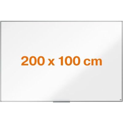 Nobo Amazon Exclusive Stahl-Magnettafel 200 x 100 cm – Trocken abwischbare Memotafel mit Aluminiumrahmen und Stifthalter, magnetische Wandtafel für Büro, Zuhause, Klassenzimmer Nobo Amazon Exclusive Stahl-Magnettafel 200 x 100 cm – Trocken abwischbare Memotafel mit Aluminiumrahmen und Stifthalter, magnetische Wandtafel für Büro, Zuhause, Klassenzimmer