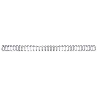 GBC Rexel WireBind Drahtbinderücken, 100 Stück, 5mm, silber GBC Rexel WireBind Drahtbinderücken, 100 Stück, 5mm, silber