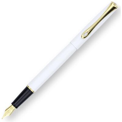 DIPLOMAT D40705025 Füller Traveller Weiß und Goldfarben Mit Edelstahlfeder Schick und elegant 5-Jahre-Garantie Langlebig Weiß und Goldfarben DIPLOMAT D40705025 Füller Traveller Weiß und Goldfarben Mit Edelstahlfeder Schick und elegant 5-Jahre-Garantie Langlebig Weiß und Goldfarben