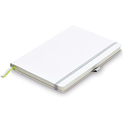 Lamy paper Softcover A6 Notizbuch 810 – Format DIN A6 (102 x 144 mm) in Weiß mit -Lineatur, 192 Seiten und elastischem Verschlussband Lamy paper Softcover A6 Notizbuch 810 – Format DIN A6 (102 x 144 mm) in Weiß mit -Lineatur, 192 Seiten und elastischem Verschlussband
