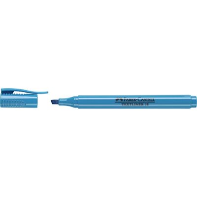 Faber-Castell 157751 Textmarker Textliner 38, in Stiftform mit Clip, blau, 1 Stück Faber-Castell 157751 Textmarker Textliner 38, in Stiftform mit Clip, blau, 1 Stück