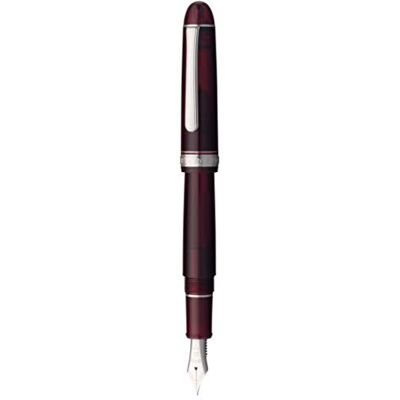 Platinum Japanischer Füllfederhalter #3776 Century Rhodium Bourgogne C/Rot / 0,54-0,64 mm/Handgefertigt/Feder aus 14-Karätigem Gold/mit Geschenkbox/Füllhalter Platinum Japanischer Füllfederhalter #3776 Century Rhodium Bourgogne C/Rot / 0,54-0,64 mm/Handgefertigt/Feder aus 14-Karätigem Gold/mit Geschenkbox/Füllhalter