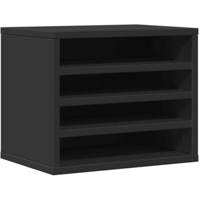 vidaXL Schreibtisch-Organizer Schwarz 36x26x29,5 cm Holzwerkstoff vidaXL Schreibtisch-Organizer Schwarz 36x26x29,5 cm Holzwerkstoff