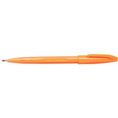 Pentel S520-F Sign Pen Faserschreiber, 0,8 mm Strichstärke, orange, 12er Pack Pentel S520-F Sign Pen Faserschreiber, 0,8 mm Strichstärke, orange, 12er Pack