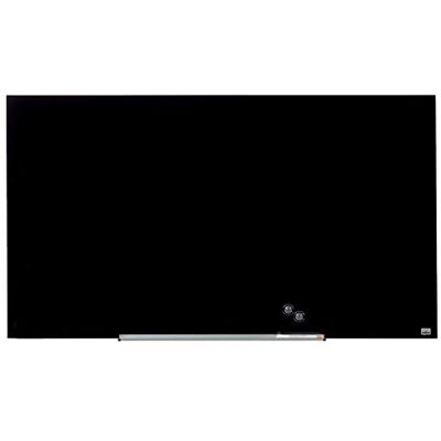 Nobo Glas Magnet-Whiteboard mit herausnehmbarem Stiftehalter, 1260 x 710 mm, InvisaMount Befestigungssystem, Impression Pro, Schwarz, 1905181 Nobo Glas Magnet-Whiteboard mit herausnehmbarem Stiftehalter, 1260 x 710 mm, InvisaMount Befestigungssystem, Impression Pro, Schwarz, 1905181