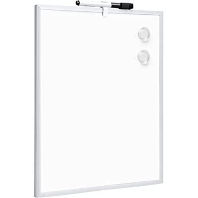 Amazon Magnet-Whiteboard zum Abwischen, trocken abwischbar, mit Aluminiumrahmen, magnetische Pinnwand, selbstklebende Wandhalterung, für Zuhause, Büro, Schule, 28cm x 36cm Amazon Magnet-Whiteboard zum Abwischen, trocken abwischbar, mit Aluminiumrahmen, magnetische Pinnwand, selbstklebende Wandhalterung, für Zuhause, Büro, Schule, 28cm x 36cm