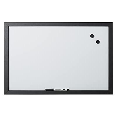 Bi-Office Magnettafel Optimum Whiteboard, trocken abwischbar, Rahmen matt schwarz MDF, 60 x 45 cm Bi-Office Magnettafel Optimum Whiteboard, trocken abwischbar, Rahmen matt schwarz MDF, 60 x 45 cm