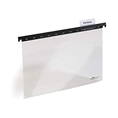 Durable Hängesichttasche, für ungelochtes Schriftgut, farblos, Packung à 25 Stück, 260419 Durable Hängesichttasche, für ungelochtes Schriftgut, farblos, Packung à 25 Stück, 260419