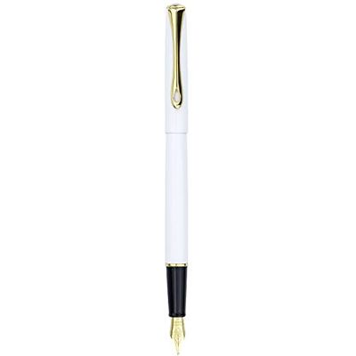 DIPLOMAT D40705025 Füller Traveller Weiß und Goldfarben Mit Edelstahlfeder Schick und elegant 5-Jahre-Garantie Langlebig Weiß und Goldfarben DIPLOMAT D40705025 Füller Traveller Weiß und Goldfarben Mit Edelstahlfeder Schick und elegant 5-Jahre-Garantie Langlebig Weiß und Goldfarben