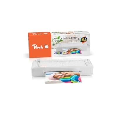 Peach 2 in 1 Laminiergerät A4 Plug & Play ohne Aufwärmzeit inkl. Trimmer & Laminierfolien geeignet für alle handelsüblichen Folien bis 250 mic PBP351A Peach 2 in 1 Laminiergerät A4 Plug & Play ohne Aufwärmzeit inkl. Trimmer & Laminierfolien geeignet für alle handelsüblichen Folien bis 250 mic PBP351A