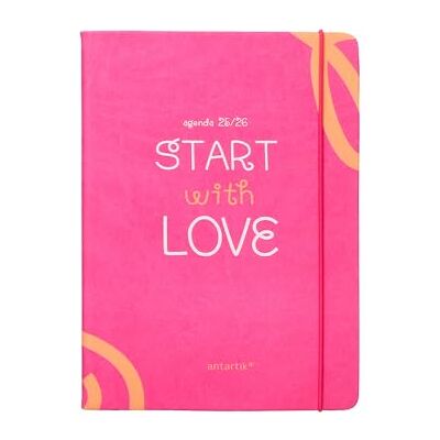 Liderpapel Antartik Schülerkalender, 25-26, gebunden go. Ähnliches Leder, Fuchsia, Wochenansicht, A5, zweisprachig, FSC-Papier, 80 g. Liderpapel Antartik Schülerkalender, 25-26, gebunden go. Ähnliches Leder, Fuchsia, Wochenansicht, A5, zweisprachig, FSC-Papier, 80 g.