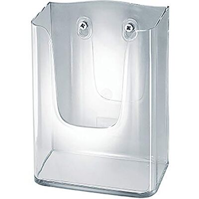 Sigel LH117 Wand-Prospekthalter für DIN lang/A6, aus Acryl, transparent Sigel LH117 Wand-Prospekthalter für DIN lang/A6, aus Acryl, transparent