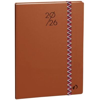 QUO VADIS 0151128Q Ministerkalender italienischer Sprache Jahr 2026 Farbe Haselnuss Format 16 x 24 cm Wochenkalender 13 Monate Dezember Dezember weißes Papier Flexibler Verschluss mit Gummiband QUO VADIS 0151128Q Ministerkalender italienischer Sprache Jahr 2026 Farbe Haselnuss Format 16 x 24 cm Wochenkalender 13 Monate Dezember Dezember weißes Papier Flexibler Verschluss mit Gummiband