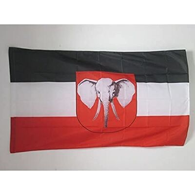 AZ FLAG Flagge Kamerun 1884-1916 90x60 cm Polyester 100D Hohlsaum Für innen und außen deutsche Kolonie dekorative Flagge doppelte Nähte und verstärkte Kanten mit Masttunnel 100D Polyester AZ FLAG Flagge Kamerun 1884-1916 90x60 cm Polyester 100D Hohlsaum Für innen und außen deutsche Kolonie dekorative Flagge doppelte Nähte und verstärkte Kanten mit Masttunnel 100D Polyester