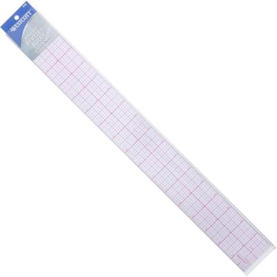 Westcott LetterCraft B-85-Lineal, abgeschrägt, transparent, Achtel, 45,7 cm (18 Zoll) Westcott LetterCraft B-85-Lineal, abgeschrägt, transparent, Achtel, 45,7 cm (18 Zoll)