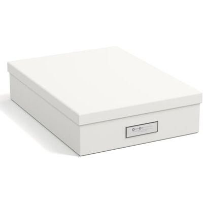 BIGSO BOX OF SWEDEN BIGSO OSKAR Dokumentenbox A4 – Aufbewahrungsbox mit Deckel und Griff – Schreibtischablage für Papier, Broschüren & Dokumente – Regal Aufbewahrungsbox aus Faserplatte und Papier – weiß BIGSO BOX OF SWEDEN BIGSO OSKAR Dokumentenbox A4 – Aufbewahrungsbox mit Deckel und Griff – Schreibtischablage für Papier, Broschüren & Dokumente – Regal Aufbewahrungsbox aus Faserplatte und Papier – weiß