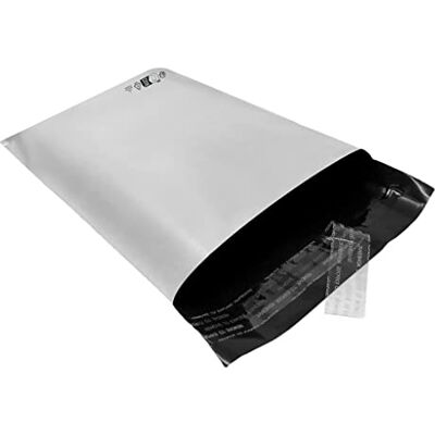 UNIVERS GRAPHIQUE 100 opaken weißen Plastikumschläge A5 170 x 240 mm 50 Mikron-Mailer UNIVERS GRAPHIQUE 100 opaken weißen Plastikumschläge A5 170 x 240 mm 50 Mikron-Mailer