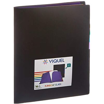 Viquel Rainbow Class Ordnungsmappe Einband 12 Blick Gehrungssäge aus Polypropylen Viquel Rainbow Class Ordnungsmappe Einband 12 Blick Gehrungssäge aus Polypropylen