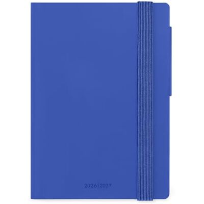 LEGAMI – Tageskalender 2026–2027, Eclectic Blue, 16 Monate, klein, Tagebuch von September 2026 bis Dezember 2027, Verschluss mit Gummiband, FSC-zertifiziertes Papier, mit Monatsplaner, 9,5 x 13,5 cm LEGAMI – Tageskalender 2026–2027, Eclectic Blue, 16 Monate, klein, Tagebuch von September 2026 bis Dezember 2027, Verschluss mit Gummiband, FSC-zertifiziertes Papier, mit Monatsplaner, 9,5 x 13,5 cm