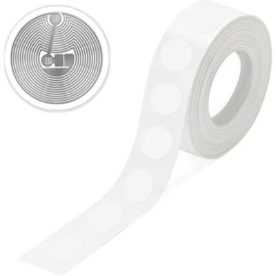 BABIQT NTAG216 NFC-Tags-Aufkleber, wiederbeschreibbare NFC-Tags NTAG216 Aufkleber, 25 mm rund, 13,56 MHz RFID-NFC-Etikett, 888 Byte Speicher, 50 Stück BABIQT NTAG216 NFC-Tags-Aufkleber, wiederbeschreibbare NFC-Tags NTAG216 Aufkleber, 25 mm rund, 13,56 MHz RFID-NFC-Etikett, 888 Byte Speicher, 50 Stück