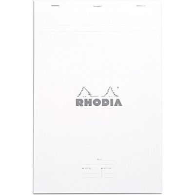 Rhodia 19401C Notizblock Meeting N.19 A4+ 40 Blatt mit Vordruck Weiß Rhodia 19401C Notizblock Meeting N.19 A4+ 40 Blatt mit Vordruck Weiß