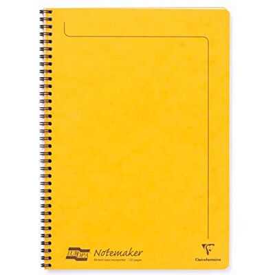 Clairefontaine Europa 4866z Notemaker Block, A4, gelb Clairefontaine Europa 4866z Notemaker Block, A4, gelb