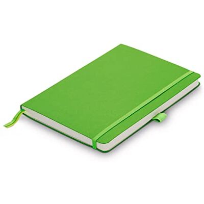 Lamy paper Softcover A5 Notizbuch 810 – Format DIN A5 (145 x 210 mm) in grün mit -Lineatur, 192 Seiten und elastischem Verschlussband Lamy paper Softcover A5 Notizbuch 810 – Format DIN A5 (145 x 210 mm) in grün mit -Lineatur, 192 Seiten und elastischem Verschlussband
