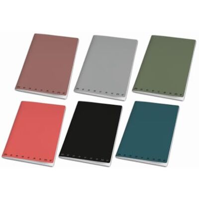 Pigna Packung mit 6 einfarbigen Notizbüchern Plus, A4, 100 g, 5 m Pigna Packung mit 6 einfarbigen Notizbüchern Plus, A4, 100 g, 5 m