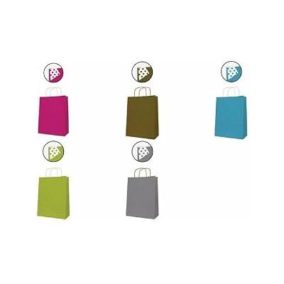 APLI agipa 101846 Papiertragetasche aus Kraftpapier mittel, türkis APLI agipa 101846 Papiertragetasche aus Kraftpapier mittel, türkis