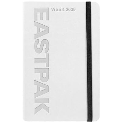 Franco Cosimo Panini EASTPAK, offizieller Eastpak Terminplaner 2026, Wochenplaner 12 Monate Midi, Wochenplaner mit 192 Seiten, Gummiband, Aufbewahrungstasche, Lesezeichen, Kalender 2026 und 2027, Format 9 x 14 cm, Ice Franco Cosimo Panini EASTPAK, offizieller Eastpak Terminplaner 2026, Wochenplaner 12 Monate Midi, Wochenplaner mit 192 Seiten, Gummiband, Aufbewahrungstasche, Lesezeichen, Kalender 2026 und 2027, Format 9 x 14 cm, Ice