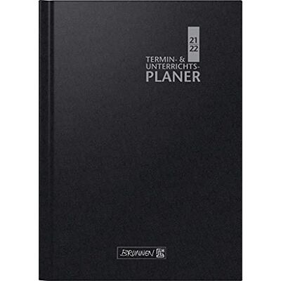 BRUNNEN 1075760902 Lehrerkalender/Termin- & Unterrichtsplaner (Wochenkalender) 2021/2022, 2 Seiten = 1 Woche, Überformat A4: 23 x 29,7 cm, Baladek-Einband schwarz BRUNNEN 1075760902 Lehrerkalender/Termin- & Unterrichtsplaner (Wochenkalender) 2021/2022, 2 Seiten = 1 Woche, Überformat A4: 23 x 29,7 cm, Baladek-Einband schwarz