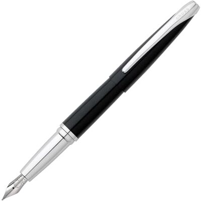 Cross ATX Füllfederhalter (M-Feder, inkl. 2 schwarze Tintenpatronen & Premium Geschenkbox) basalt-schwarz Cross ATX Füllfederhalter (M-Feder, inkl. 2 schwarze Tintenpatronen & Premium Geschenkbox) basalt-schwarz