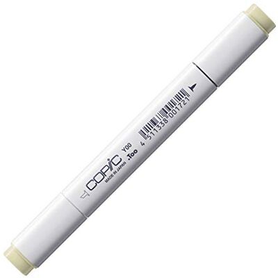 Copic Classic Marker Typ Y 00, Barium Yellow, professioneller Layoutmarker, mit einer breiten und einer feinen Spitze Copic Classic Marker Typ Y 00, Barium Yellow, professioneller Layoutmarker, mit einer breiten und einer feinen Spitze