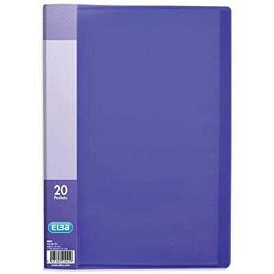 Elba Snap A4 20 Tasche Doppelseiten, Violett Elba Snap A4 20 Tasche Doppelseiten, Violett