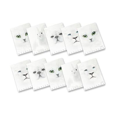 Pigna , Maxi Monochromes weißes Notizbuch, A4, 100 g/m² Papier innen, 72 Seiten, glänzender/matt behandelter Kartoneinband, innen 0C, liniert mit Rand, sortierte Themen, 10 St. Pigna , Maxi Monochromes weißes Notizbuch, A4, 100 g/m² Papier innen, 72 Seiten, glänzender/matt behandelter Kartoneinband, innen 0C, liniert mit Rand, sortierte Themen, 10 St.