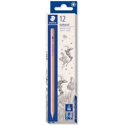 Staedtler Bleistift Sechskant 12er Set Klassischer Schreibstift in Naturholzoptik Bruchfester Graphitstift zum Schreiben Zeichnen und Skizzieren Hochwertiger Zeichenstift in HB Staedtler Bleistift Sechskant 12er Set Klassischer Schreibstift in Naturholzoptik Bruchfester Graphitstift zum Schreiben Zeichnen und Skizzieren Hochwertiger Zeichenstift in HB