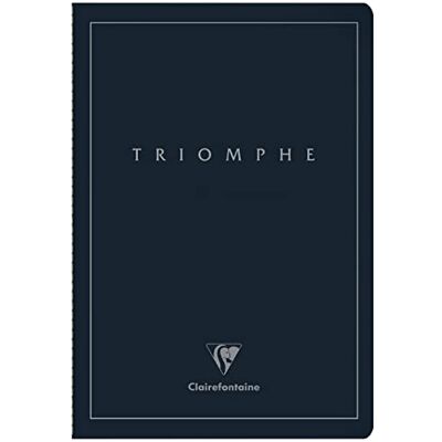 Clairefontaine 37170C Heft Triomphe PLATINUM, DIN A4, 21x29,7cm, mit Fadenbindung, 48 Blatt blanko, Papier elfenbein 90g, 1 Stück Clairefontaine 37170C Heft Triomphe PLATINUM, DIN A4, 21x29,7cm, mit Fadenbindung, 48 Blatt blanko, Papier elfenbein 90g, 1 Stück