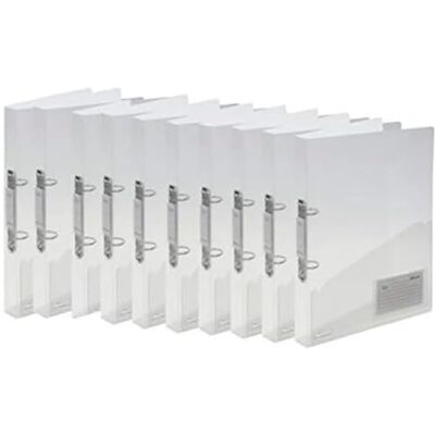 Rexel AZ2102045 Ice A4 25 mm Ringbuch mit 2-Ring-Reissmechanik, klar Rexel AZ2102045 Ice A4 25 mm Ringbuch mit 2-Ring-Reissmechanik, klar
