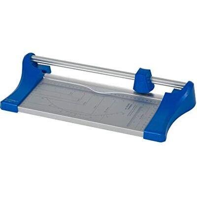 Q-Connect KF17011 Rollen-Schneidemaschine grau/blau Q-Connect KF17011 Rollen-Schneidemaschine grau/blau