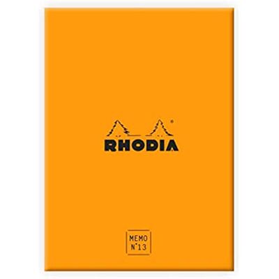 Rhodia 194053C Schreibset mit Box und Memoblock N°13 time, DIN A6, 11,5x16 cm, liniert, 240 Blatt, 80g, einzeln eingeschweißt, praktisch und kompakt, Orange, 1 Set Rhodia 194053C Schreibset mit Box und Memoblock N°13 time, DIN A6, 11,5x16 cm, liniert, 240 Blatt, 80g, einzeln eingeschweißt, praktisch und kompakt, Orange, 1 Set