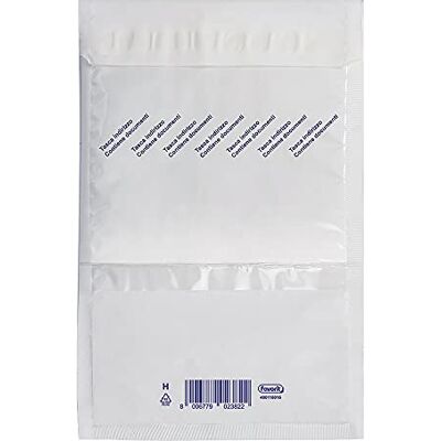 Favorit 50 gepolsterte Versandtaschen aus Polyethylen, Innenformat: 27 x 36 cm, Farbe: Weiß. Favorit 50 gepolsterte Versandtaschen aus Polyethylen, Innenformat: 27 x 36 cm, Farbe: Weiß.