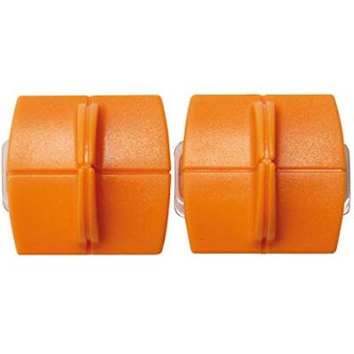 Fiskars Original Ersatzklingen für Papierschneidemaschinen, 2 Stück, Für gerade Schnitte, High Profile TripleTrack Titanium, Orange, 1004677 Fiskars Original Ersatzklingen für Papierschneidemaschinen, 2 Stück, Für gerade Schnitte, High Profile TripleTrack Titanium, Orange, 1004677